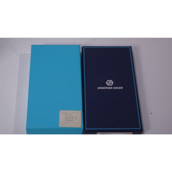 Jonathan Adler Patriot Brass Enamel Star Peace Fob NIB 38 VINTAGE RARE FIND - Picture 4 of 4